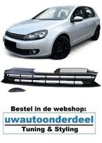 Embleemloze Sport Grill Hoogglans Zwart Geschikt voor Vw Gol, Verzenden