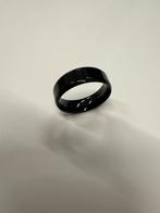 Ring maat 14 - roestvrij staal - zwart glanzend, Ophalen of Verzenden, Nieuw, Zwart