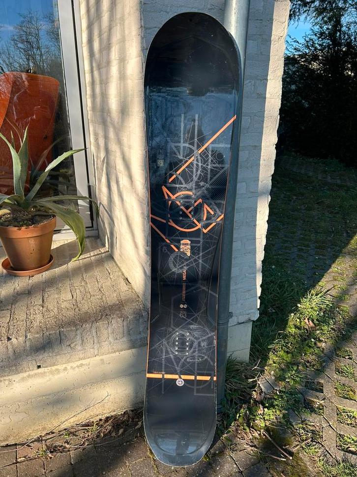 Snowboard Nidecker Megalight 163 cm, Sport en Fitness, Snowboarden, Gebruikt, Board, Ophalen