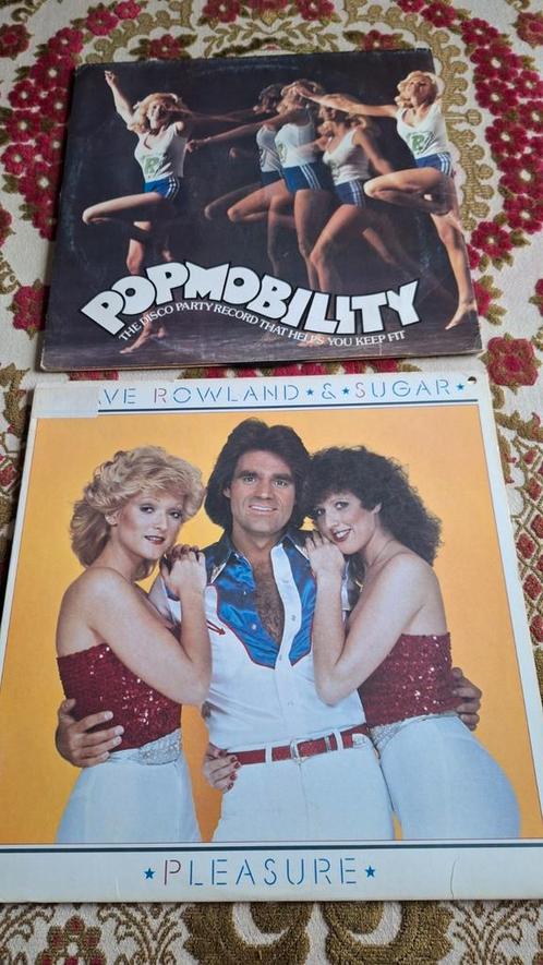 LP Popmobility 14 top hits of Dave Rowland and Sugar, Cd's en Dvd's, Vinyl | Verzamelalbums, Gebruikt, Overige genres, 12 inch