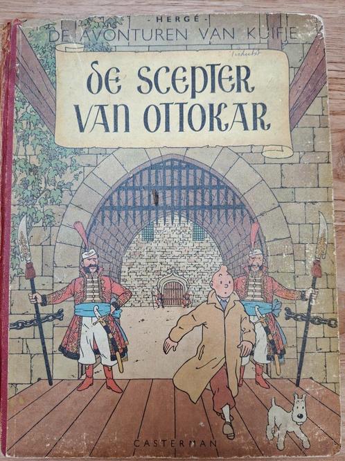 Kuifje - De scepter van Ottokar - eerste druk, Boeken, Stripverhalen, Gelezen, Eén stripboek, Ophalen of Verzenden