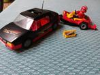 Playmobil 4442, raceauto met gokart., Ophalen of Verzenden, Zo goed als nieuw