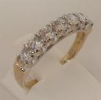 Schitterende gouden damesring, verlovingsring of trouwring, Handtassen en Accessoires, Ringen, Verzenden, Zo goed als nieuw, 17 tot 18