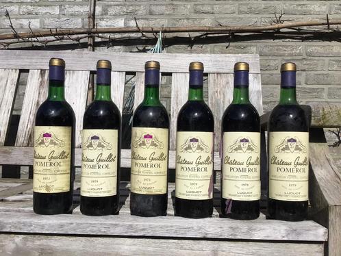 Château Guillot Pomerol (6 flessen), Collections, Vins, Comme neuf, Vin rouge, France, Envoi