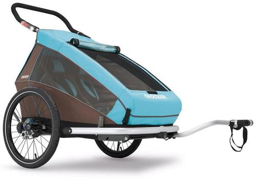 Fietskar CROOZER Kid Plus for 2 met alle toebehoren, Fietsen en Brommers, Fietsaccessoires | Aanhangwagens en Karren, Zo goed als nieuw