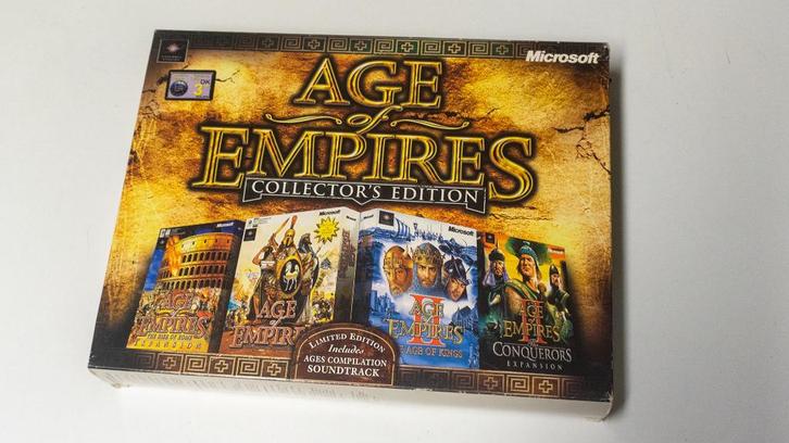 Vintage Age Of Empires Collector's Edition 1997-2000, Games en Spelcomputers, Games | Pc, Zo goed als nieuw, Ophalen of Verzenden