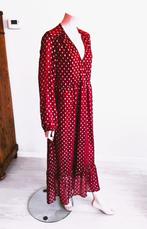 Cherry Paris - prachtige jurk - kleed - maxi dress - met gou, Kleding | Dames, Jurken, Overige kleuren, Verzenden, Maat 42/44 (L)