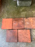 Lot antieke terracotta tegels 14,5/14,5, Antiek en Kunst, Ophalen