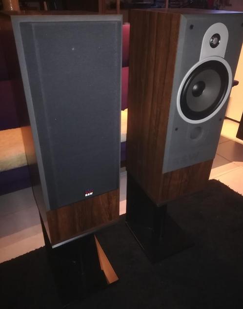 Bowers & Wilkins DM570 speakers, gereviseerd, als nieuw, Audio, Tv en Foto, Luidsprekerboxen, Zo goed als nieuw, Front, Rear of Stereo speakers