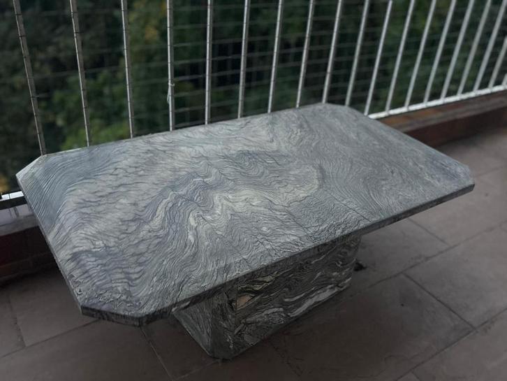 Marmeren Bijtafel, Huis en Inrichting, Tafels | Bijzettafels, Zo goed als nieuw, Ophalen