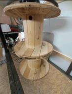 Houten haspel / salontafel, Ophalen