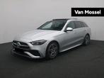 Mercedes-Benz C-klasse 180 AMG Line Estate + PANORAMISCH DAK, Auto's, Automaat, Zwart, 4 cilinders, Apple Carplay