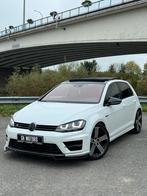 Dikke Vw golf 7R 2.0 DSG 4motion 404pk donwpipe carplay, Auto's, Volkswagen, Wit, Leder, 159 g/km, 5 deurs