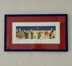 Lithografie grafiek kunst - Hergé Quick & Flupke, Antiek en Kunst, Ophalen