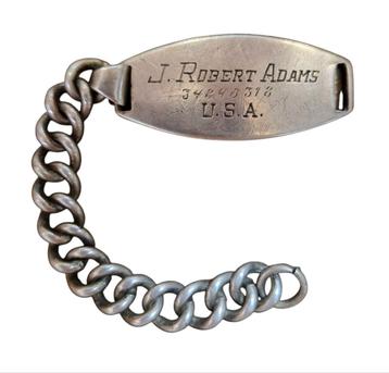 US Army WO2 ID bracelet bodemvondst beschikbaar voor biedingen
