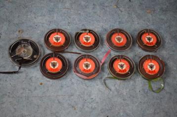 lot 9 BASF Magnetic Strip Reel vintage 1950 beschikbaar voor biedingen