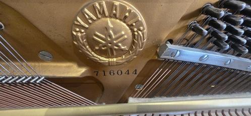 Yamaha U1 zwart, Muziek en Instrumenten, Piano's, Gebruikt, Piano, Zwart, Hoogglans, Verzenden