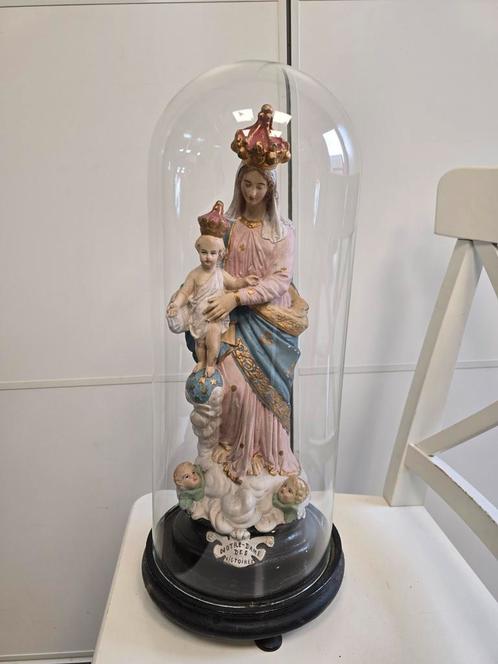Antieke grote stolp met maria, Antiek en Kunst, Antiek | Religieuze voorwerpen, Ophalen