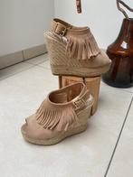 Sandales cuir plate-forme  taille 36, Vêtements | Femmes, Chaussures, Espadrilles, Beige, Enlèvement, Kanna