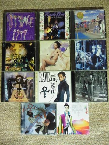 Prince cd Collectie (11 cd's) + bonus (1 cd + 1 dvd) beschikbaar voor biedingen