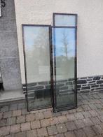 4 glasplaten dubbel glas, Doe-het-zelf en Bouw, Ophalen, Gebruikt, Minder dan 80 cm, 120 tot 160 cm