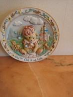 cherished teddies old king cole bord, Verzamelen, Ophalen of Verzenden, Gebruikt, Beeldje, Cherished Teddies