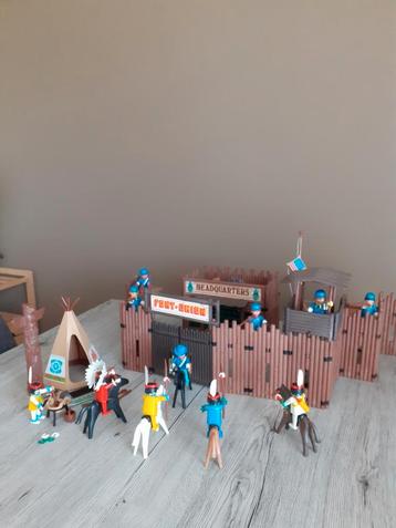 Playmobil Fort Union,vintage,indianen disponible aux enchères