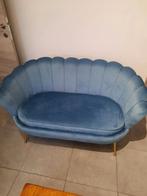 Fauteuil 2 places bleu, Maison & Meubles, Fauteuils, Enlèvement, Comme neuf