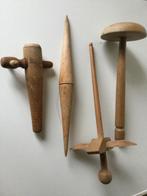 Verschillende houten gebruiksvoorwerpen, Antiquités & Art, Antiquités | Ustensiles de cuisine, Enlèvement ou Envoi