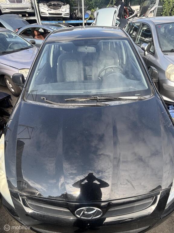 Motorkap zwart Hyundai i20 I ('08-'14), Autos : Pièces & Accessoires, Carrosserie & Tôlerie, Capot moteur, Hyundai, Utilisé, Enlèvement