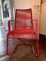 Chaise Design Rouge, Maison & Meubles, Comme neuf, Épuré, Enlèvement, Rouge