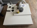 Witte salontafel, Ophalen, Overige materialen, Gebruikt, 50 tot 100 cm