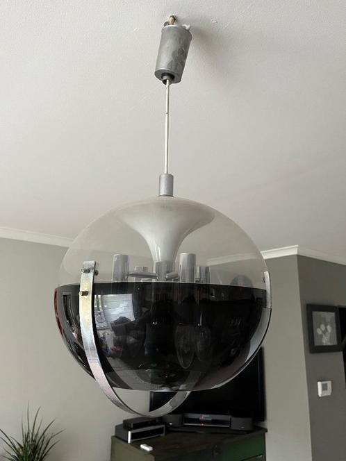 Originele vintage space age hanglamp., Huis en Inrichting, Lampen | Hanglampen, Gebruikt, Kunststof, Ophalen