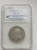 Zuid Africa,2 1/2 shillings 1895,XF40 SANGS, Zilver, Ophalen of Verzenden, Zuid-Afrika, Losse munt, Zilver