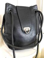 Sac en cuir grainé épaule ou bandoulière Bardolino., Comme neuf, Cuir