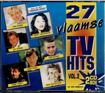 2 x CD   -   27 Vlaamse TV Hits Vol. 2 beschikbaar voor biedingen