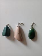 Lot Lithothérapie  Pendentifs Jade Malachite Pierre de lune, Enlèvement ou Envoi