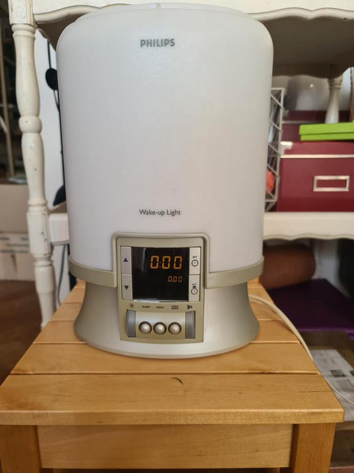 Wekker, wekker, lampje, Elektronische apparatuur, Wekkers, Gebruikt, Digitaal, Ophalen