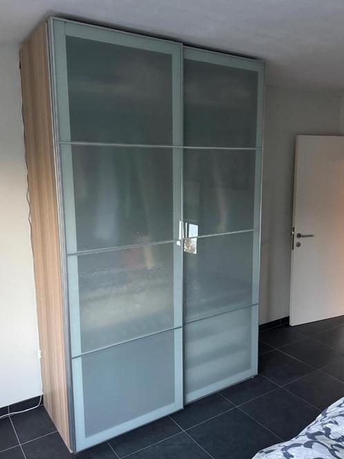 IKEA Kleerkast met schuifdeuren, Huis en Inrichting, Kasten | Kleerkasten, Gebruikt, 200 cm of meer, 100 tot 150 cm, 50 tot 75 cm