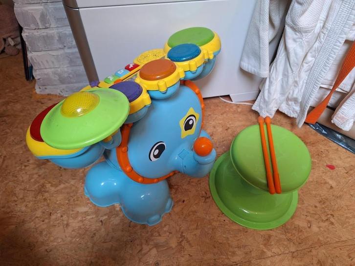VTech Rock & Leer Drumstel - Kinderdrumstel, Kinderen en Baby's, Speelgoed | Vtech, Gebruikt, 2 tot 4 jaar, Ophalen