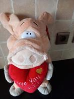 Knuffel varken met hartje, Kinderen en Baby's, Speelgoed | Knuffels en Pluche, Ophalen of Verzenden, Nieuw