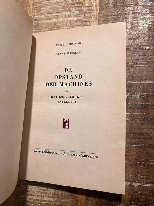 De opstand der Machines of het losgebroken intellect - Rolla, Boeken, Film, Tv en Media, Gelezen, Film- of Tv-bewerking, Ophalen of Verzenden
