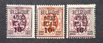 België: OBP 375A/76 ** Heraldieke leeuw 1933., Orginele gom, Ophalen of Verzenden, Zonder stempel, Postfris