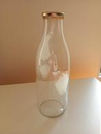 Glazen flessen 1 liter, Ophalen of Verzenden, Zo goed als nieuw