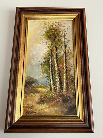Schilderij van bos (schilder onbekend) beschikbaar voor biedingen