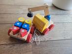 Blokken kraan houten speelgoed jongens, Kinderen en Baby's, Speelgoed |Speelgoedvoertuigen, Ophalen, Gebruikt