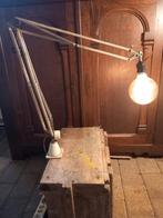 vintage retro werkplaatslamp, Gebruikt, 50 tot 75 cm, Industrieel,  vintage,  retro, Ophalen of Verzenden