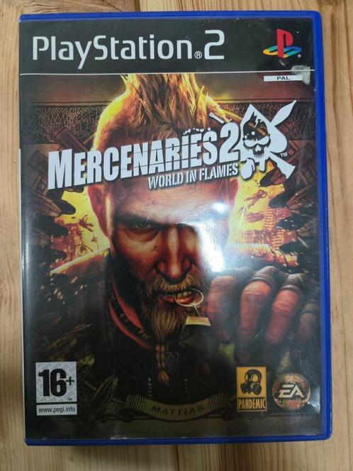 Mercenaries 2: World in Flames - PS2 (PlayStation 2) CIB, Games en Spelcomputers, Games | Sony PlayStation 2, Gebruikt, Platform