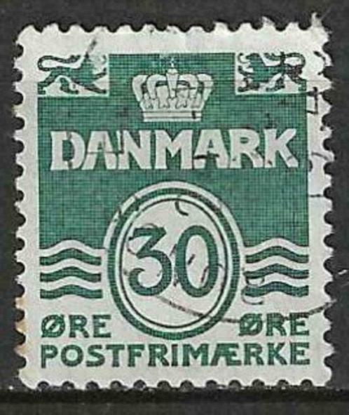 Denemarken 1967/1970 - Yvert 463 - Waarde onder kroon (ST), Timbres & Monnaies, Timbres | Europe | Scandinavie, Affranchi, Danemark