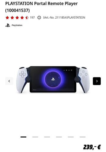 PlayStation portal beschikbaar voor biedingen